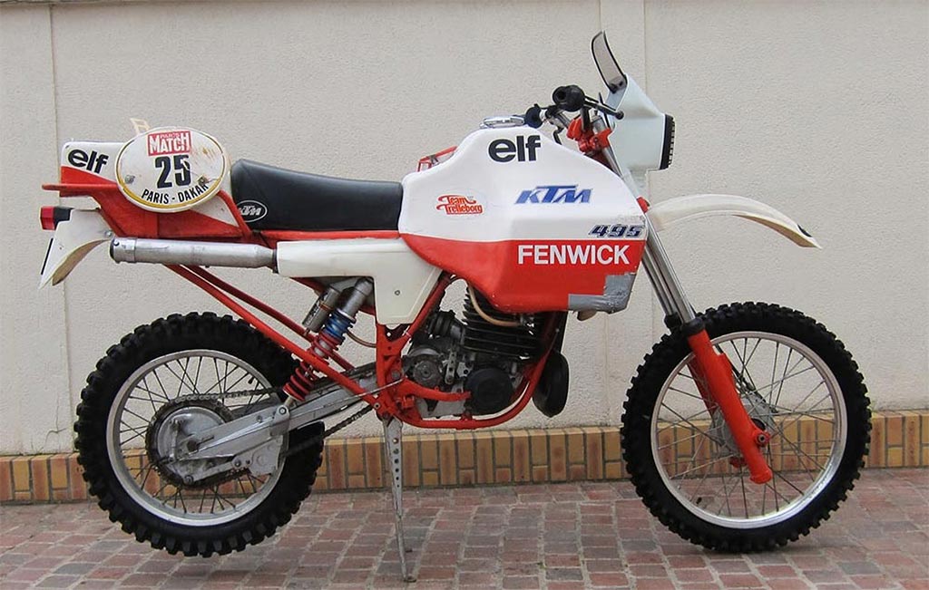 Foto: KTM 495 cc Dakar 1981