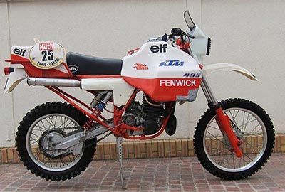 KTM 495 cc Dakar 1981